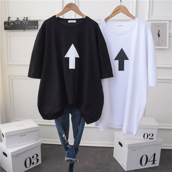 

summer women simple loose casual t shirt short sleeve plus size crewneck oversized tunic ultra soft home tees women's t-shirt, White