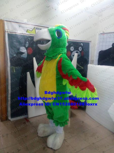 

mascot costumes colorful parrot parakeet macaw bird mascot costume cartoon character parent-child activities square publicity zx1476, Red;yellow