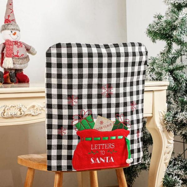 

chair covers christmas dining slipcover lattice back cover for indoor xmas decor