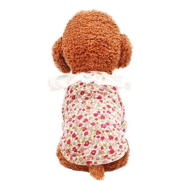 

dog apparel cute print pet cat summer shirt vest pajamas clothes for yorkie poodle small puppy jacket coat costume clothing