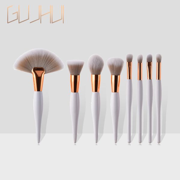 

8 pcs/set makeup brushes set eyeshadow foundation blush highlights bronzers loose powder brush wood handle cosmetic tools