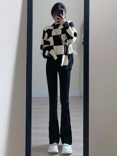 

women's jeans high waist pull autumn winter plush elastic slim pants, Blue