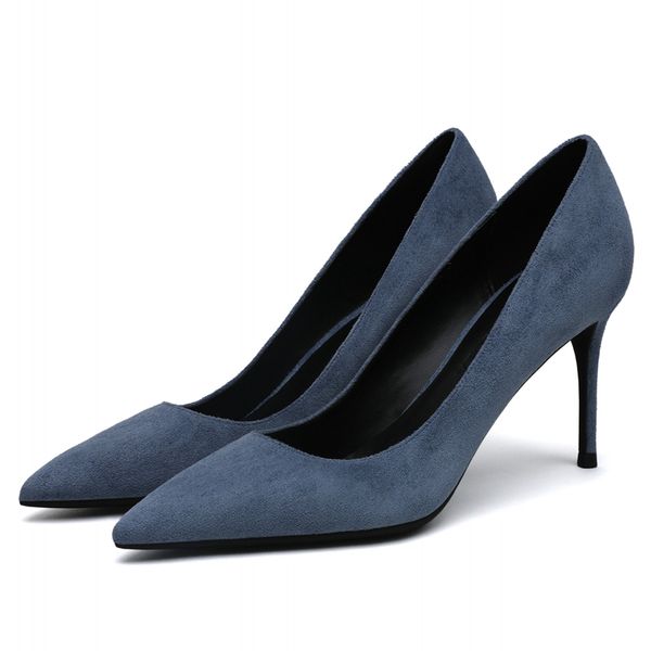 

sandals woman pointed toe pumps temperament heel party high shoes female slip on ladies wedding footwear e0057 zias, Black