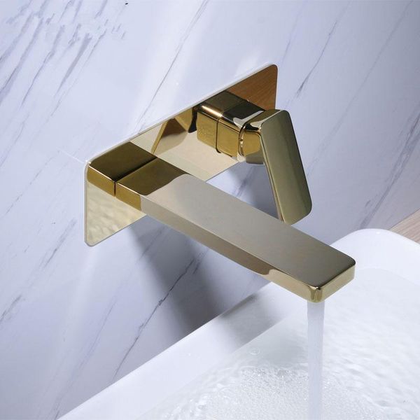 

bathroom sink faucets 2021 tuqiu basin faucet concealed gold in-wall spout mixer tap set combination blanoirsolid brass