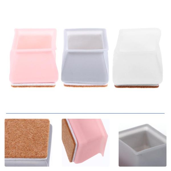 

24pcs silicone table feet mat non-skid chair caps practical protector covers