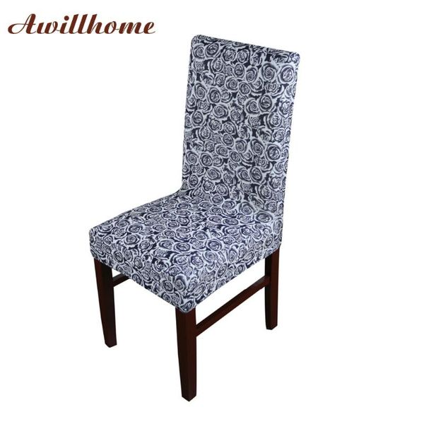 

chair covers rose printed spandex cover 2 colors dining