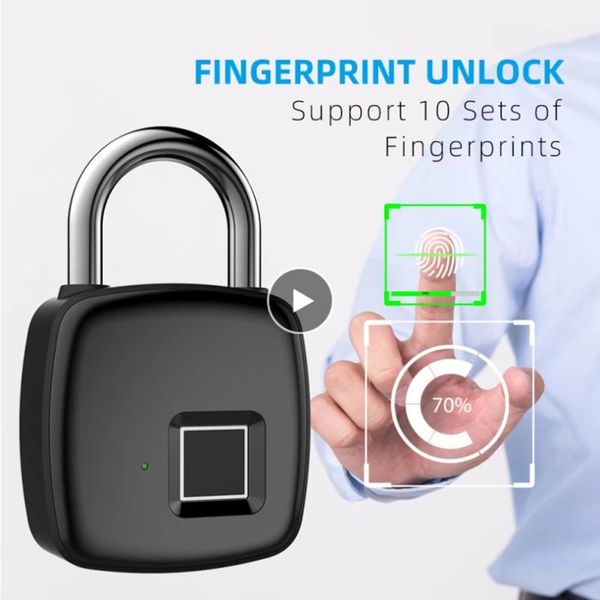 

universal tuya smart door lock fingerprint mini padlock accurate identification for code cabinet dormitory