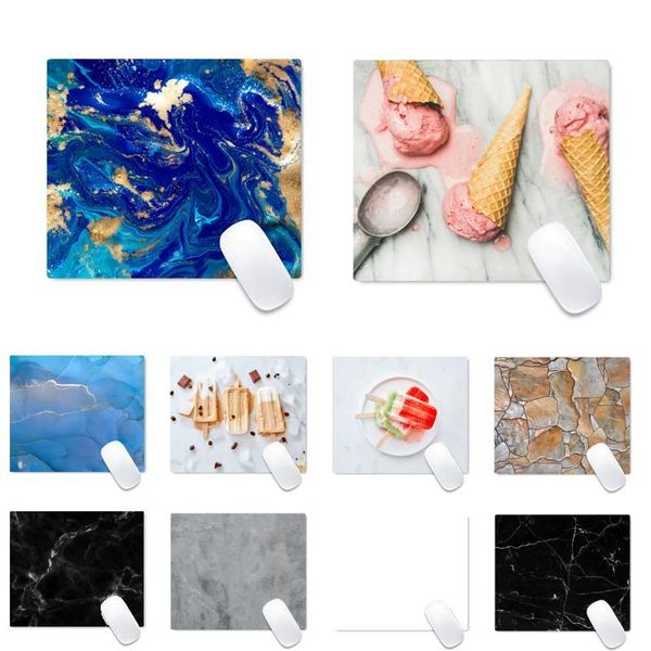 

mouse pads & wrist rests liquid marble lapcomputer mousepad desk table protect game office work mat pad non-slip cushion