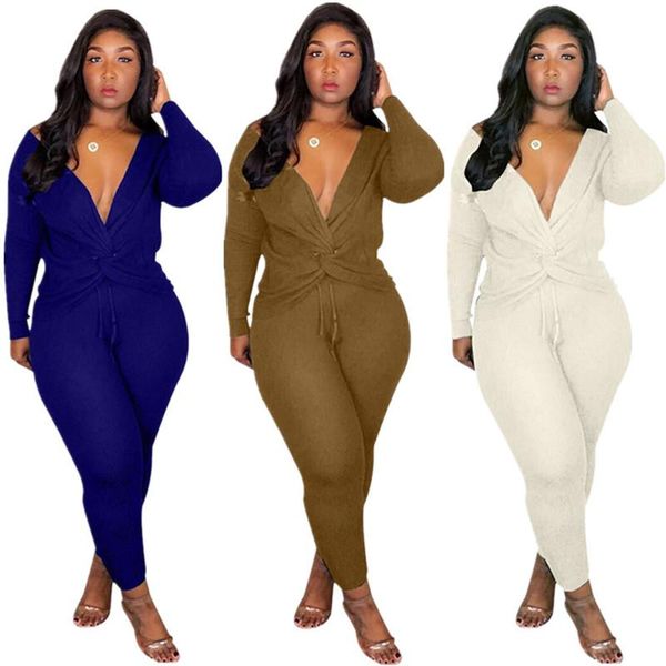 

women's two piece pants club outfits for women long sleeve set winter clothes hollow out slim stretch wholesale drop, White