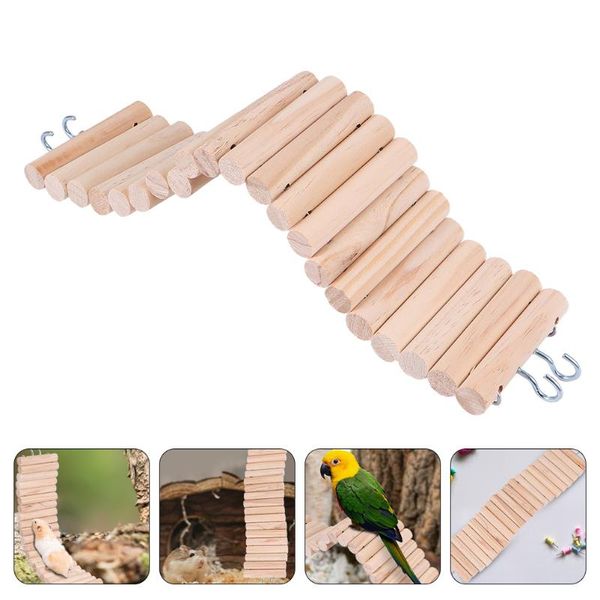 

small animal supplies 1pc hamster ladder bridge bird suspension cage habitat