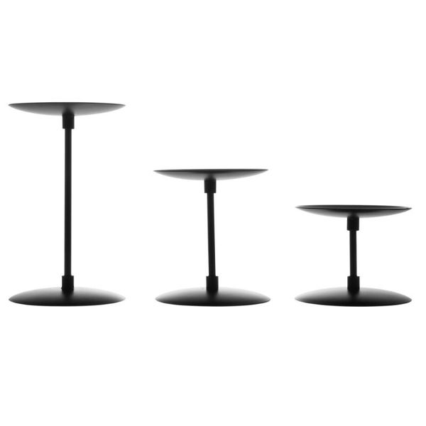

candle holders 3pcs wedding portable trays home decorative organizers iron holder