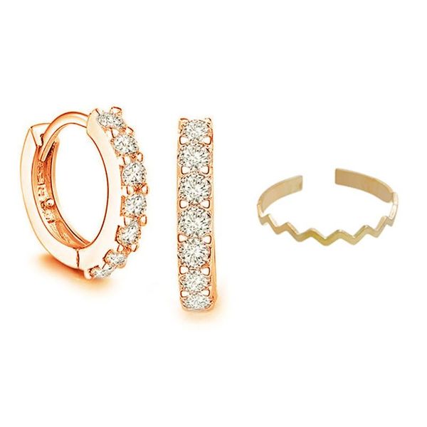 

hoop & huggie men and women's fashion jewelry ornament ear studs,ear ring, earrings,finger rings,open end finger ring/circlet/hoop er02, Golden;silver