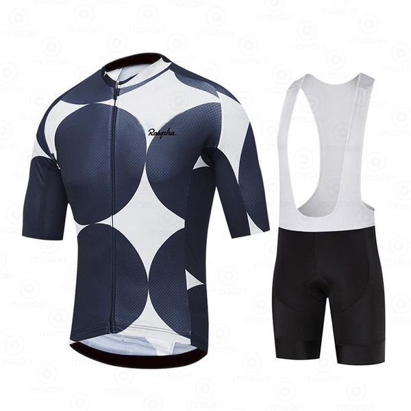 

racing sets 2021 ralvpha summer cycling jersey set breathable mtb bicycle clothing mountain bike wear clothes maillot ropa ciclismo, Black;blue