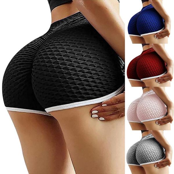 

women yoga shorts high waist seamless hip-up tight elastic sport push up running fitness gym clothes leggings outfit
