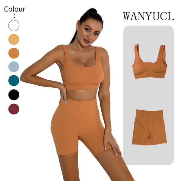 

yoga outfit 2021 set seamless workout gym sport high waist fitness bra+leggings suit exercise clothing sportwear