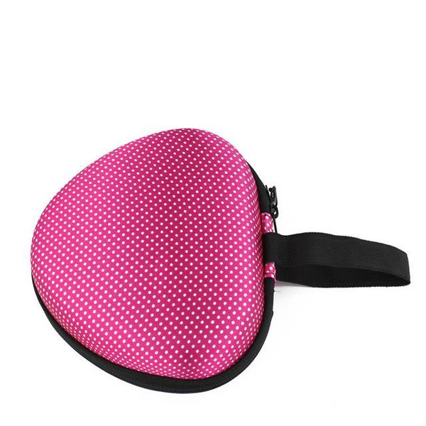 

bra box buggy bag gatherin take in for silicon or lace bras zipper small heart shape cosmetic bags & cases