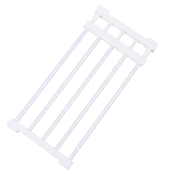 

hooks & rails wardrobe separator wall mounted kitchen bedroom holder space saving cupboard storage rack closet shelf adjustable extendable