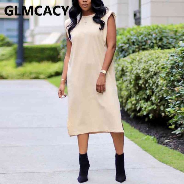 

sleeveless padded casual solid midi dress 210702, Black;gray