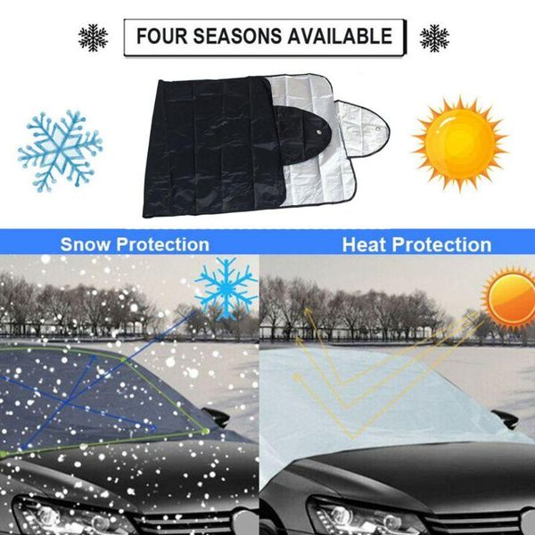 

car sunshade windshield cover sun shade with suction cup protective snow ice dust frost removal truck multipurpose auto parts