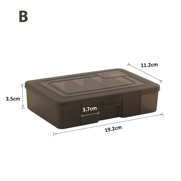 

fishing accessories tackle box for baits hooks transparent plastic storage lure