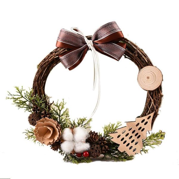 

christmas wreath swan cotton front door perfect ornament for window wall table home decor decorative flowers & wreaths