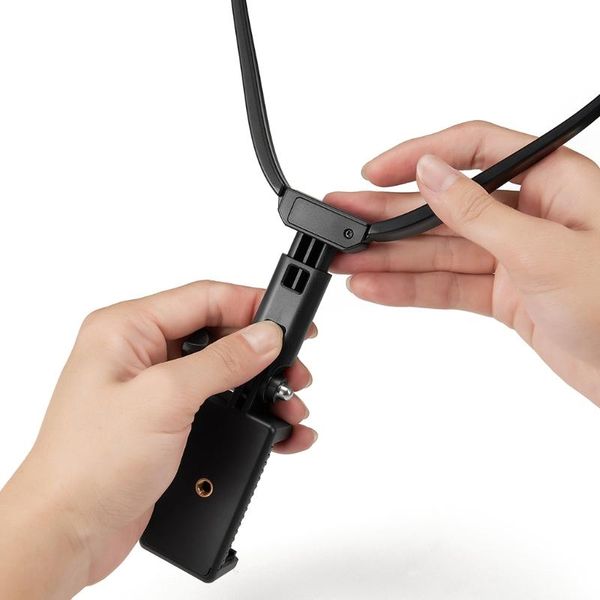 

selfie monopods hands lazy neck phone stand holder wearable smartphone mount bracket for cellphone sport camera accessories