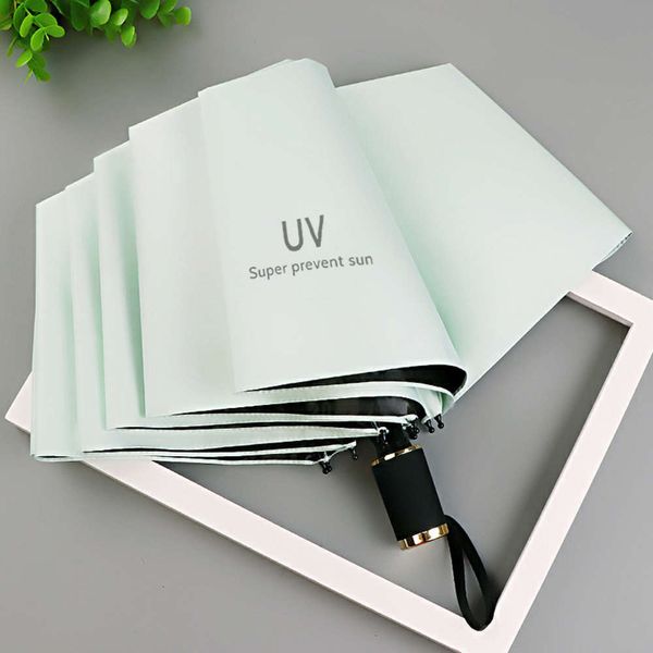 

sunny umbrella automatic dual-purpose man folding simple advertisement sunshade sunscreen ultraviolet sun woman