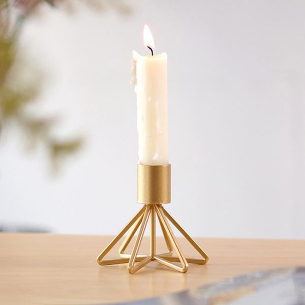 

candle holders household accessories single head stick holder for christmas candles stand candlelight dinner prop wrought iron ornaments