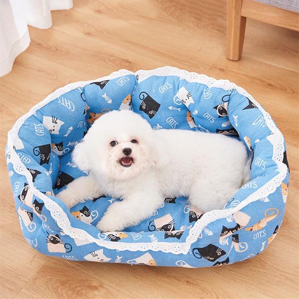 

kennels & pens four seasons cat bed house kennel puppy dog sofa tent warm cushion pet products