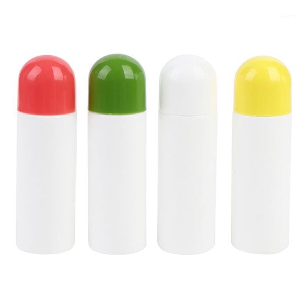 

storage bottles & jars 1pc 80ml soreness liquid bottle with sponge applicator white blue head