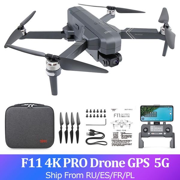 

drones sjrc f11 pro 4k drone with camera 2-axis gimbal brushless gps quadcopter fpv 5g hd dron helicopter 28mins 1.5km flight
