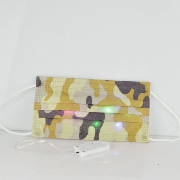 

color led dynamic luminous mask bar net red jumping stage shooting props