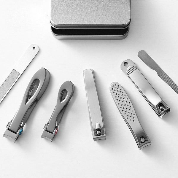 

nail art kits 2021 stainless steel clippers tools pedicure tool kit beauty shop manicure suit