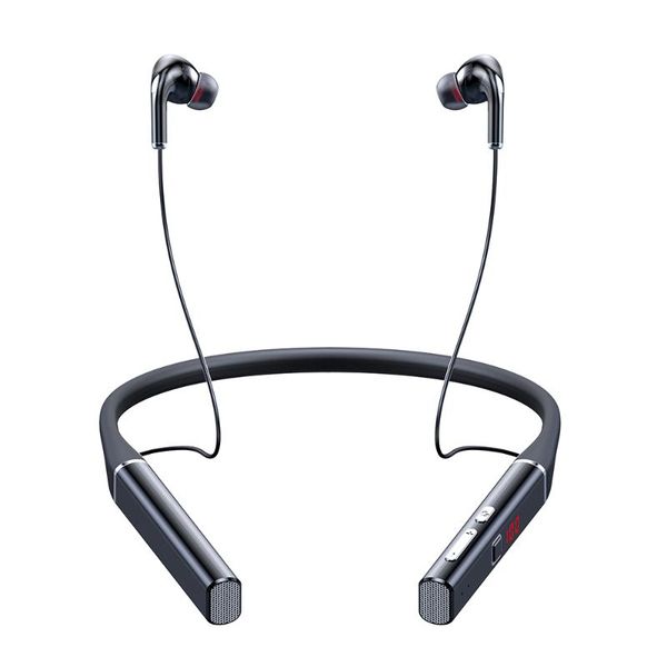

headphones & earphones bluetooth-compatible magnetic neckband headphone 100 hour wireless earphone waterproof sport headset noise cancelling
