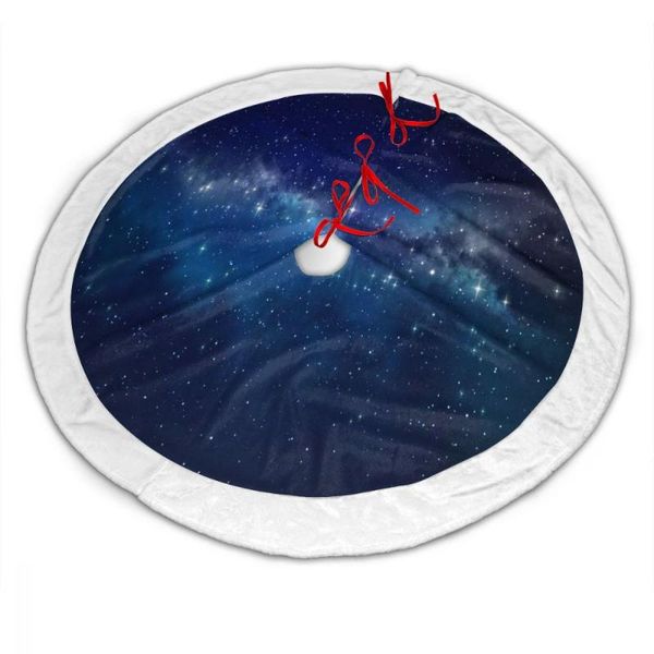 

christmas decorations tree decor skirt deep space star field for xmas gift 2021 high quality