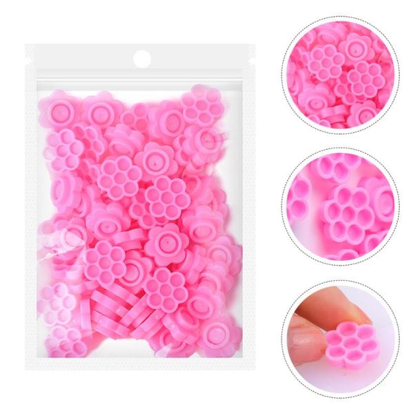 

false eyelashes 100pcs eyelash extension glue cups delay cup sticking tool