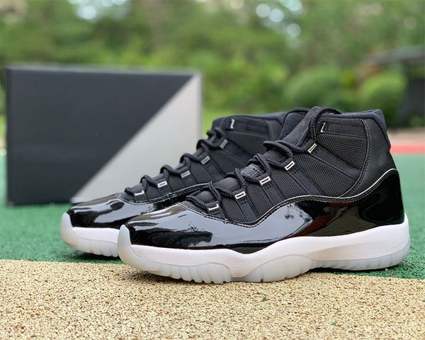 

box with 25th jubilee anniversary jumpman 11 basketball shoes jorden 11s real carbon fiber outdoor sneaker with box