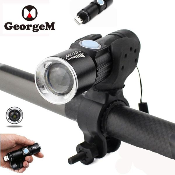 

bike lights 2021 mini portable light usb rechargeable bicycle ultra-bright stretch zoom led lamp cycling 3 modes