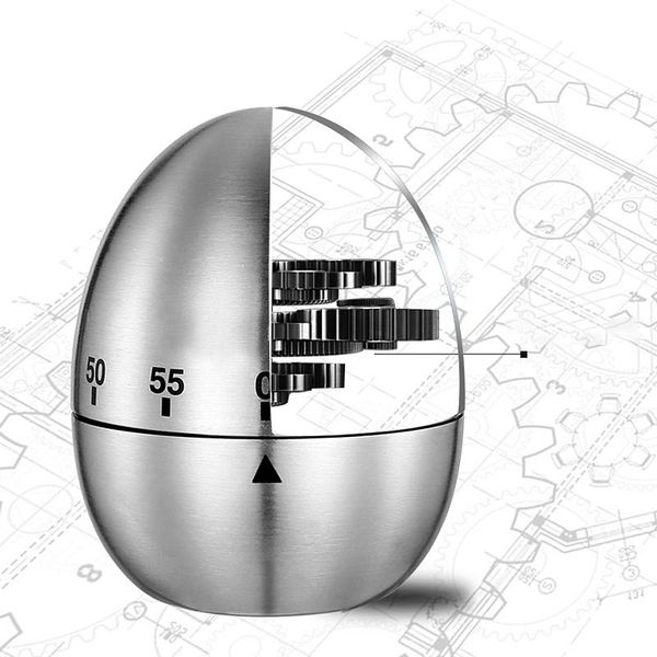 

cooking timer tools kitchen stainless steel 60 minutes mechanical alarm time clock counting deskornaments timers