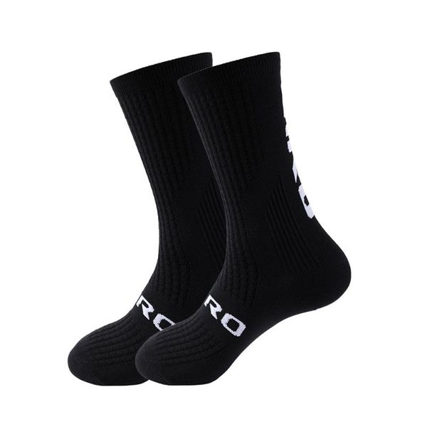 

sports socks soccer grip anti skid basketball dispensing slip cotton unisex, Black