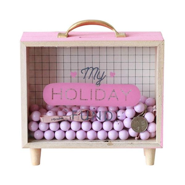 

storage boxes & bins promotion ins creative art of fresh wood bank bedroom desk decoration miscellaneous ornaments box accessories-pink