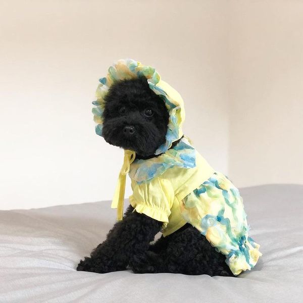 

summer cute sun hat dog pets jarre aero bull pet supplies headdress bichon cat po props apparel