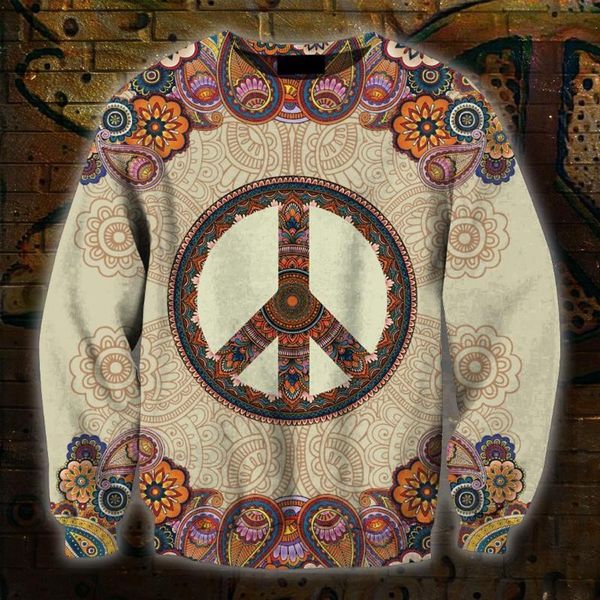 

men's hoodies & sweatshirts 3d fall in love with hippie guys heart men/women sweatshirt spring casual pullover zipper drop, Black