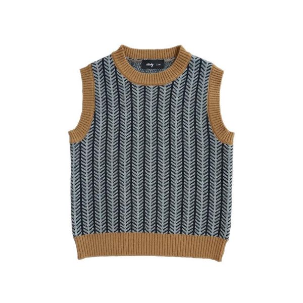 

kids sweater vest european and american style autumn winter baby boys girls pullover waistcoat, Camo