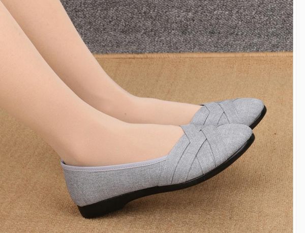 

women's shoes spring and autumn flat bottom round head @r19, Black