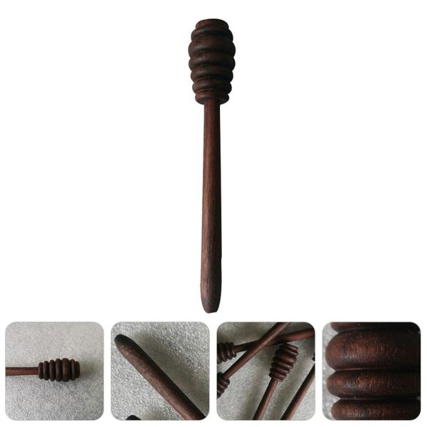 

spoons honey stirrer stick wood dipper wand stirring for jar