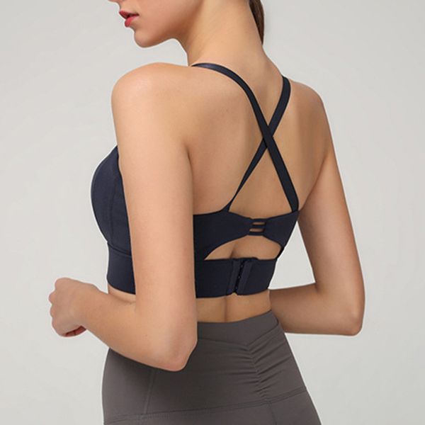 

camisoles tanks underwear women's fitns yoga dance sports running shockproof no steel ring breathable quick drying bra, Black;white