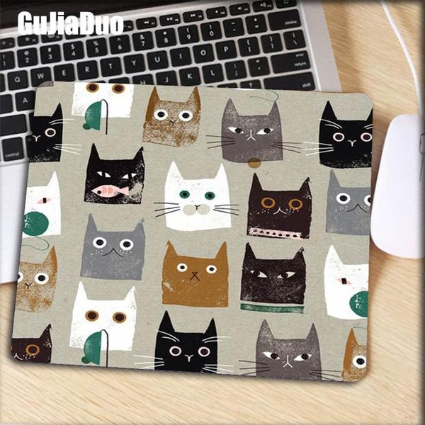 

mouse pads & wrist rests gujiaduo cute cat small pad lappc anime keyboard carpet gaming accessories office desk rest kawaii