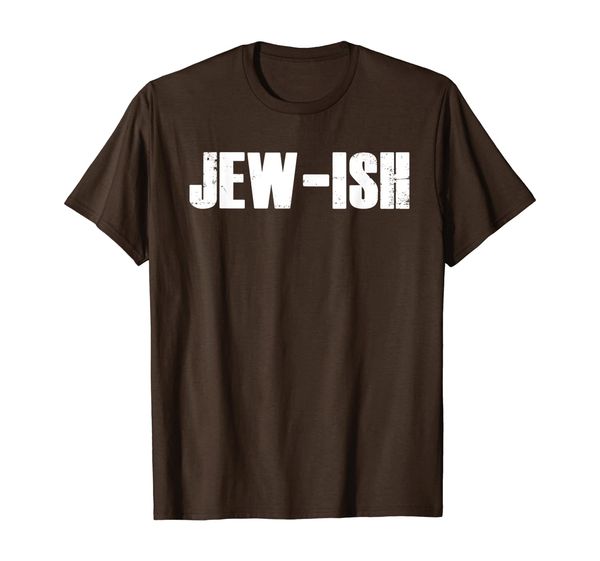 

funny jewish for hanukkah or chanukah shirt vintage jew-ish t-shirt, White;black