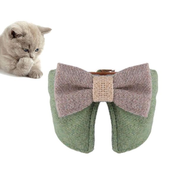 

pet bow tie beautiful animal necklace for cat (coffee) dog apparel